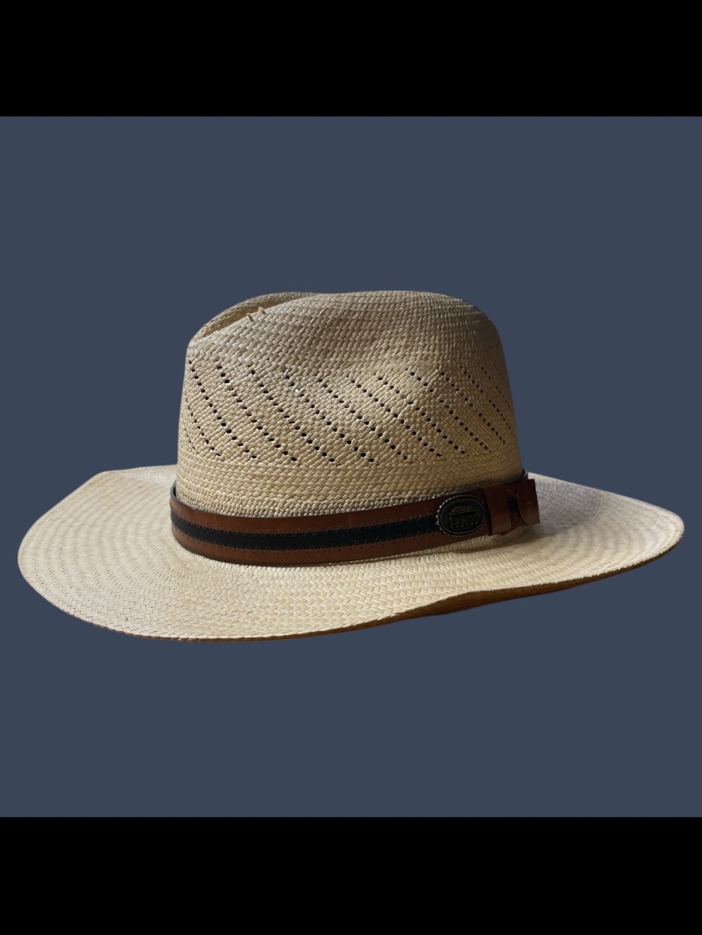 Texace Straw  Leather Band Brim Sun Hat!